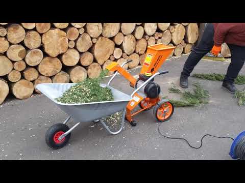 Compact 4HP Electric Wood Chipper - Garden Shredder (FM4DDE)