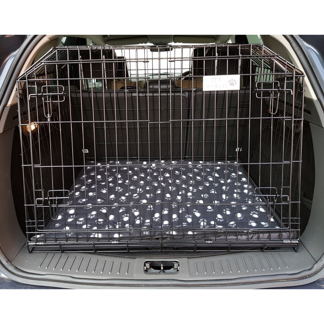 Arrow FORD KUGA 08-15 SLOPED 4x4 ESTATE CAR DOG CAGE TRAVEL CRATE PUPPY BOOT GUARD CAGES 
