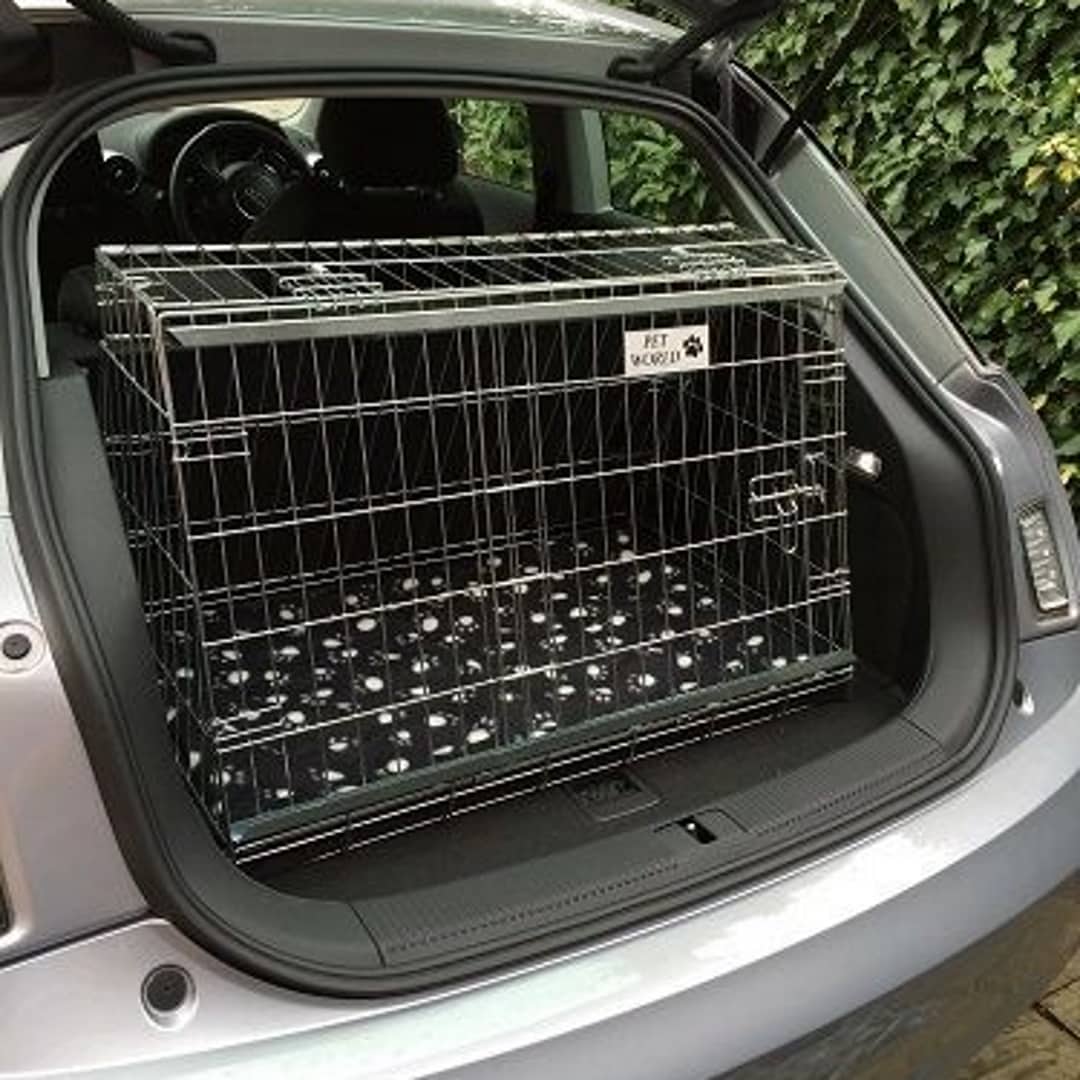Pet World Car Dog Cage Travel Crate Audi A1 2010 2018 Arrows