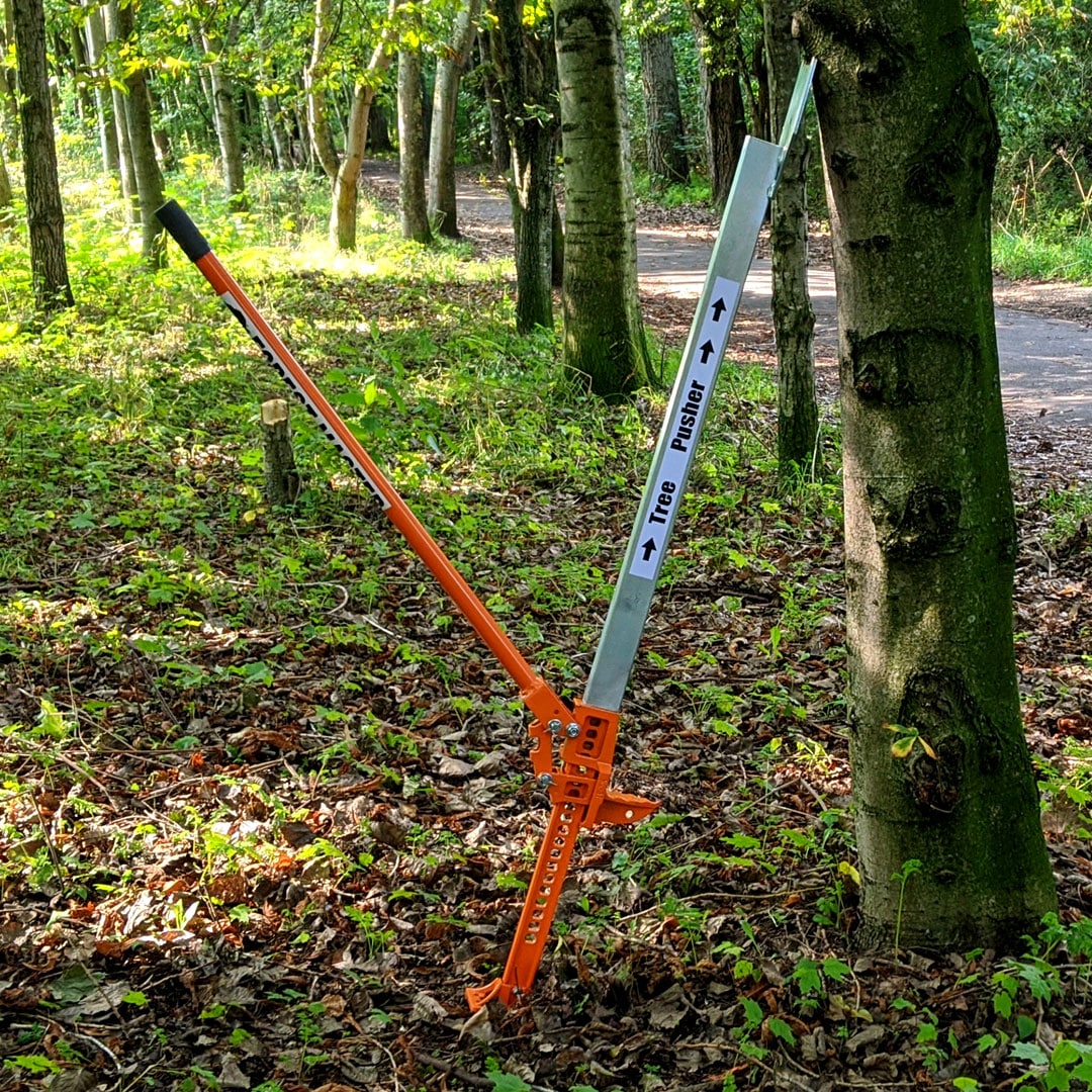 pousseur d'arbres, lève-billes, outil d'abattage