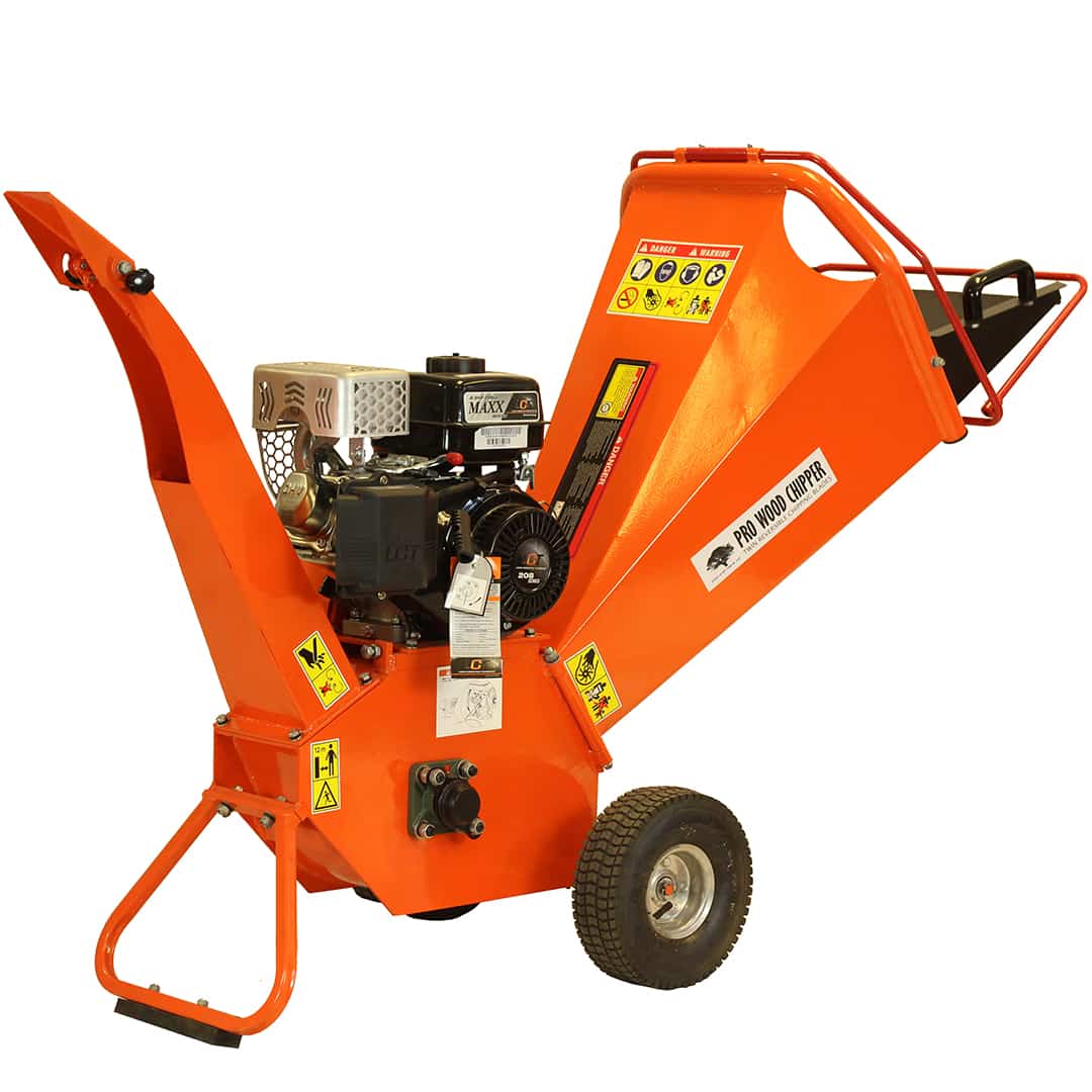 6.5hp Petrol Wood Timber Chipper Shredder Mulcher - Arrows