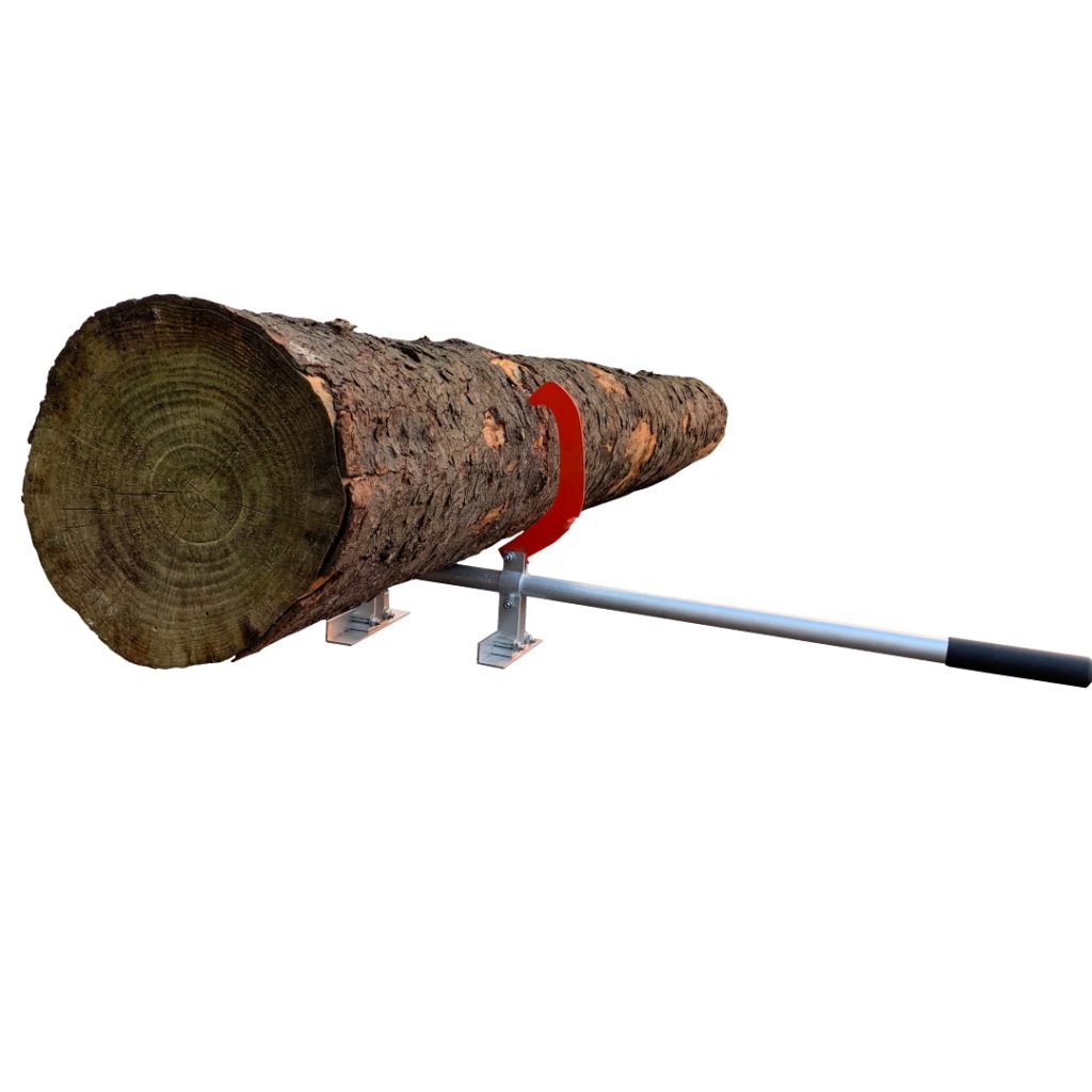 LOG LIFTING SAW HORSE FELLING ROLLER LIGHTWEIGHT FORESTRY TIMBER JACK ...