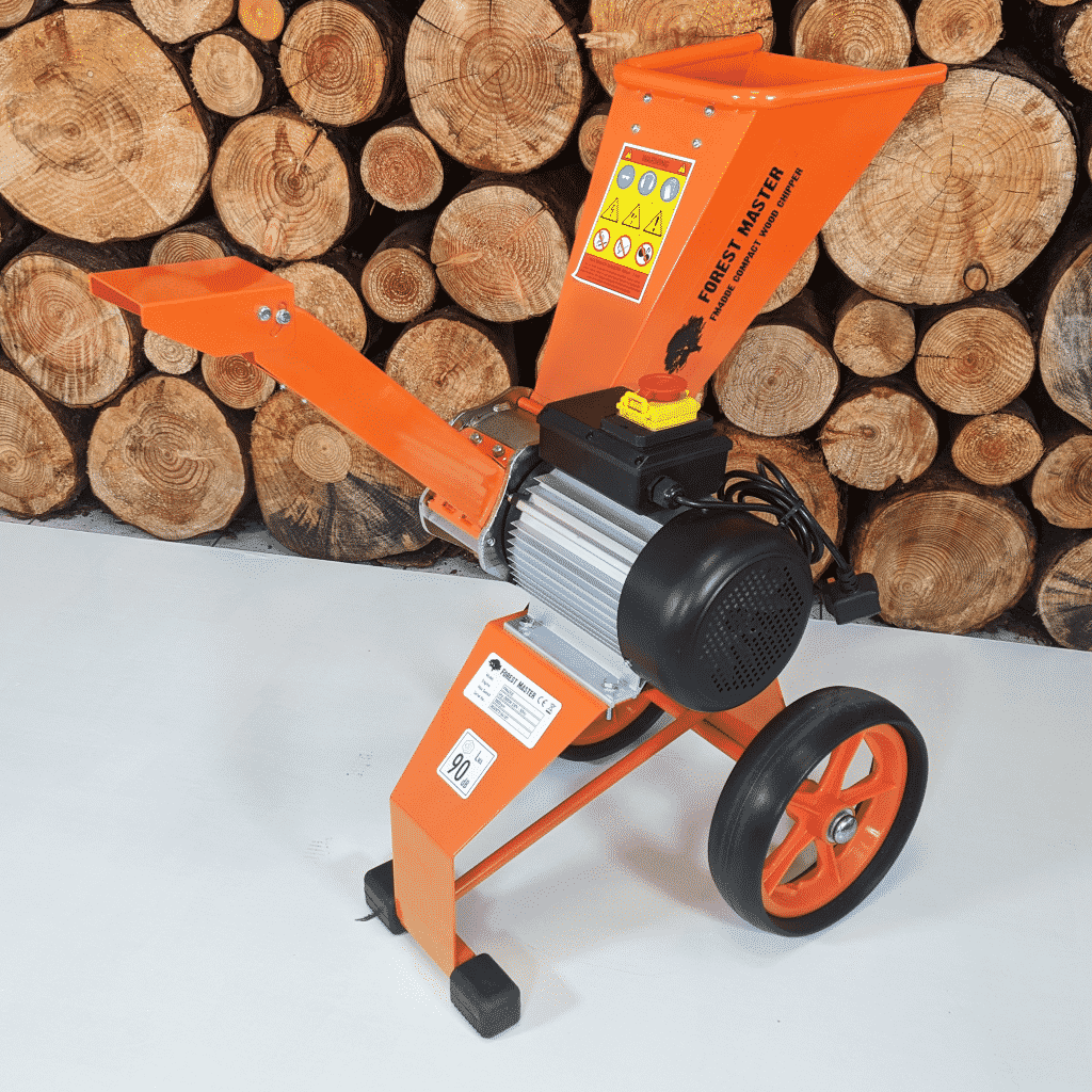 Forest Master 4HP Electric Garden Shredder & Wood Chipper Compact FM4DDE