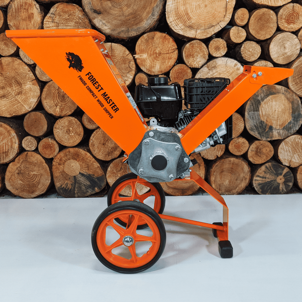 Forest Master Petrol Wood Chipper 6HP Compact FM6DD ArrowsUK
