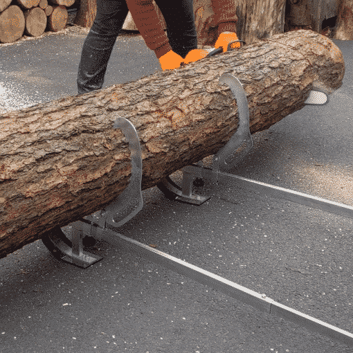 log lifting saw horse, 2 in 1 sawhorse, log jack