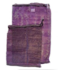 mesh log bag, purple