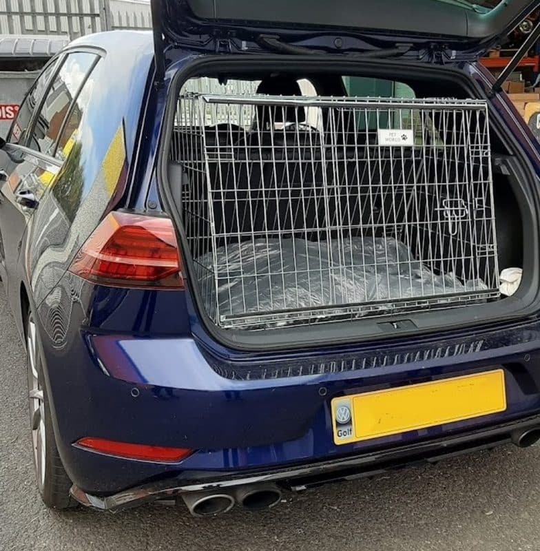 CAR TRAVEL CRATE VOLKSWAGEN GOLF RTYPE Dog Cage ArrowsUK