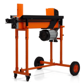 electric log splitter, 8 ton, heavy duty, four-way, stand