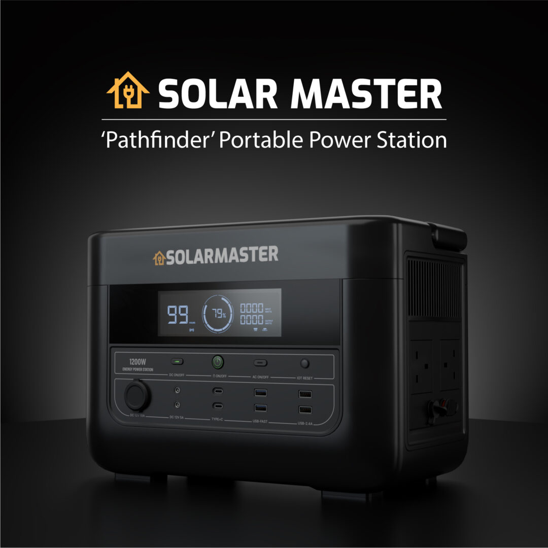 Solar Master GEN-1200 ‘Pathfinder’ Portable Power Station | 912Wh, 1200W (2400W Peak) - Image 2