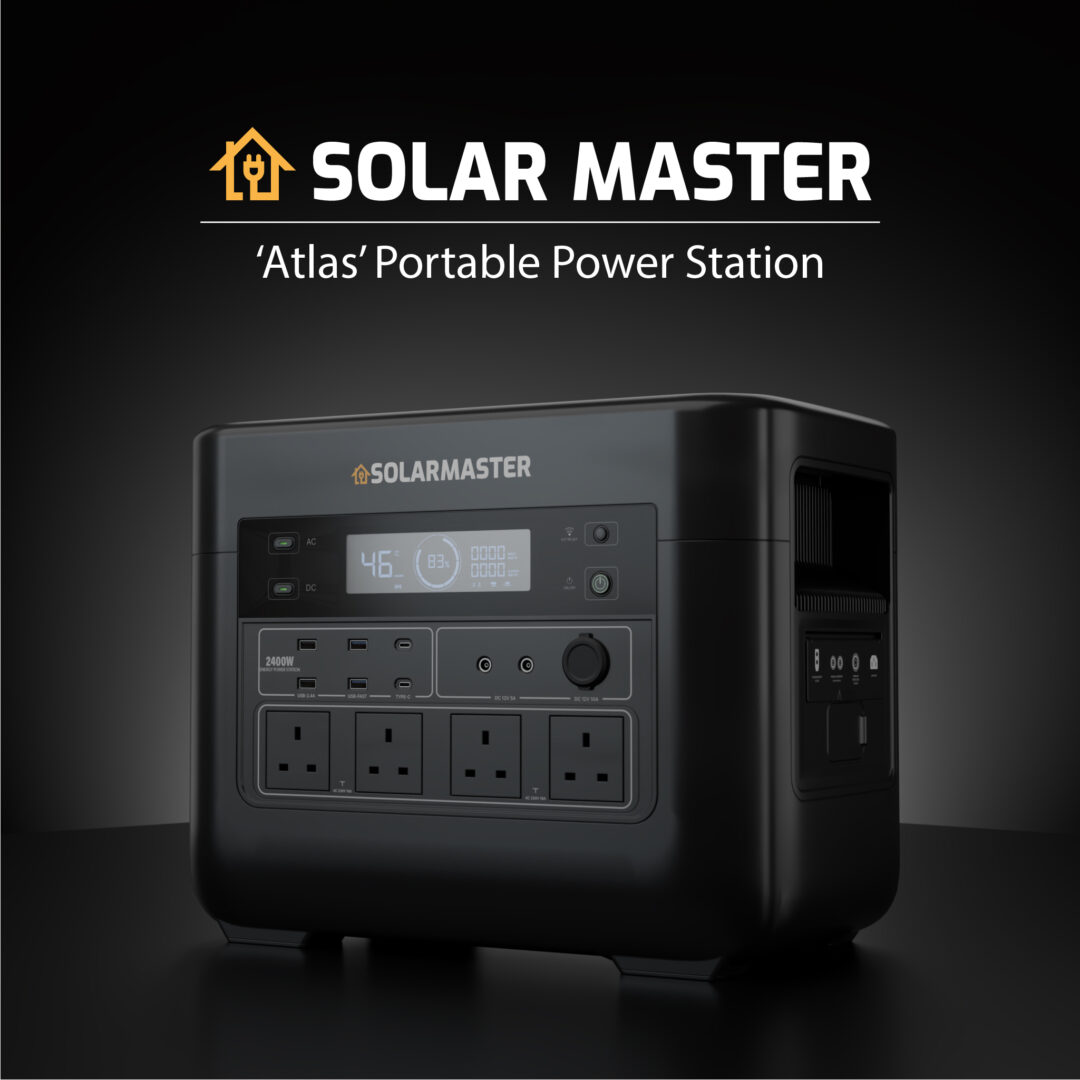 Solar Master GEN-2400 ‘Atlas’ Portable Power Station | 2150Wh, 2400W (4800W Peak) - Image 2