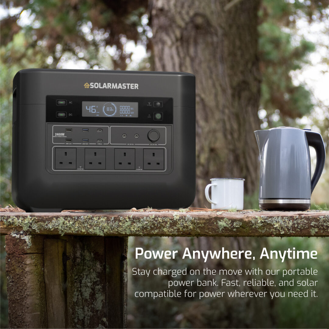 Solar Master GEN-2400 ‘Atlas’ Portable Power Station | 2150Wh, 2400W (4800W Peak) - Image 5