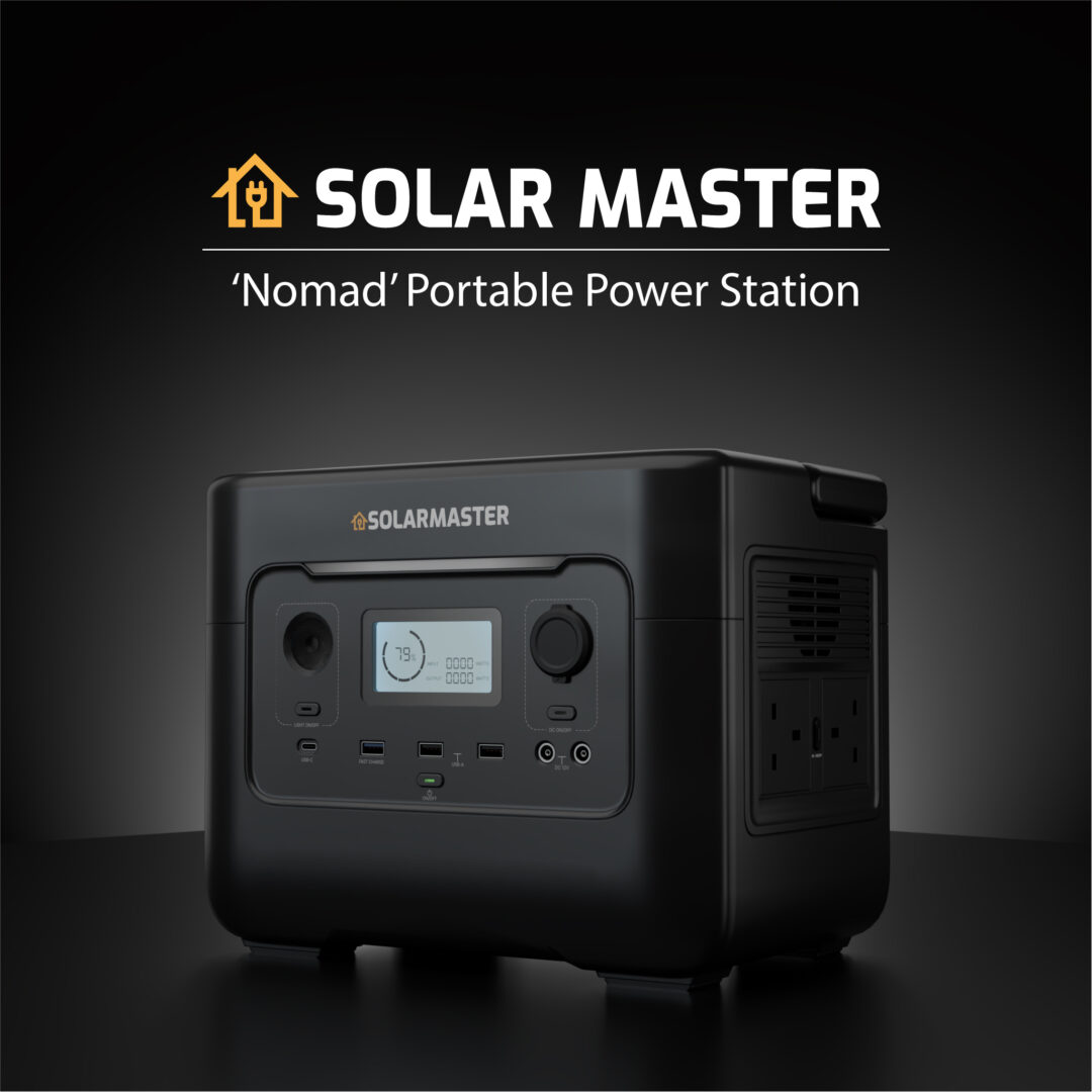 Solar Master GEN-600 ‘Nomad’ Portable Power Station | 576Wh, 600W (1200W Peak) - Image 2