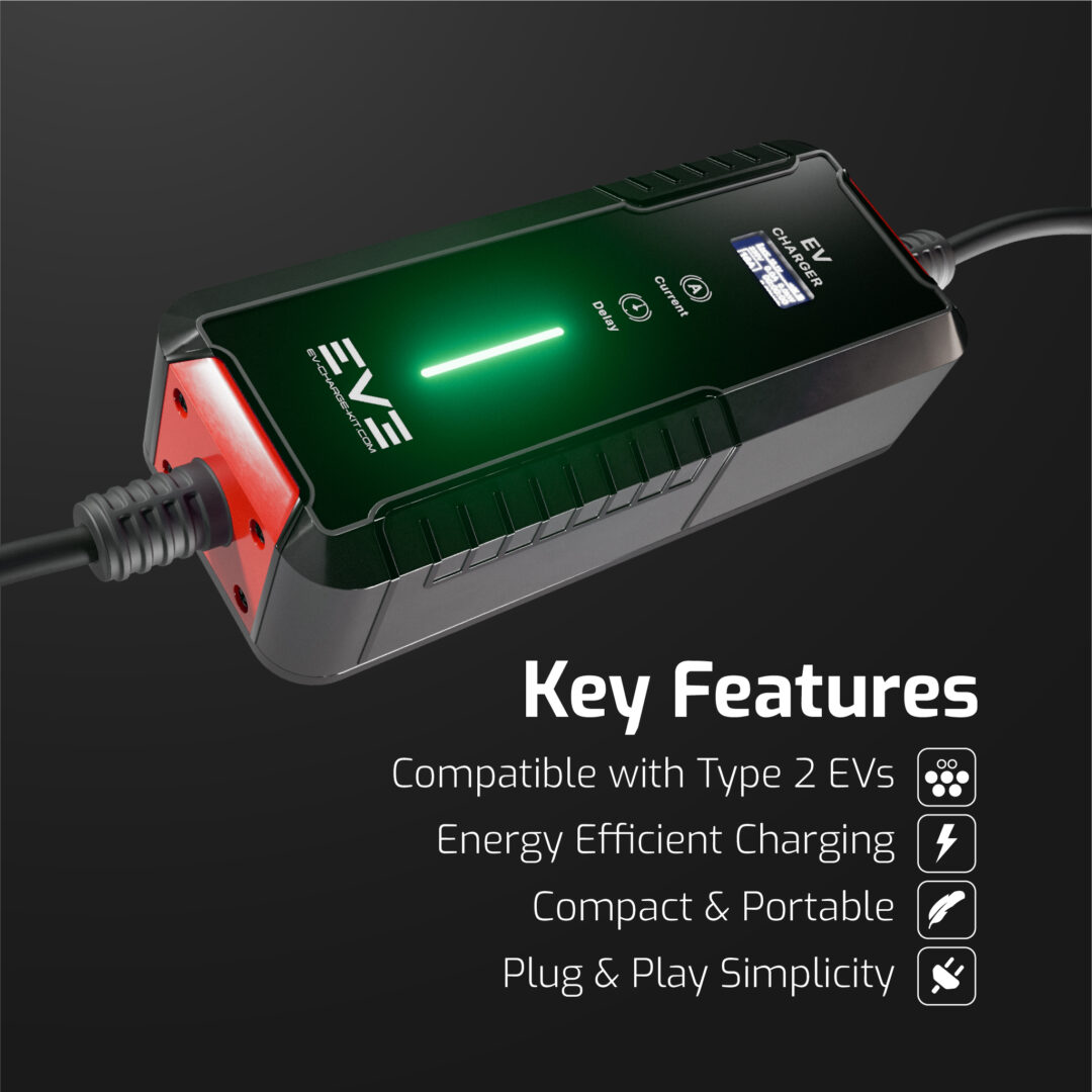 MAX32 Series – Type 2 EV Charger | Adjustable 6A-32A, Smart Connectivity, Weatherproof, Blue Commando Plug - Image 3