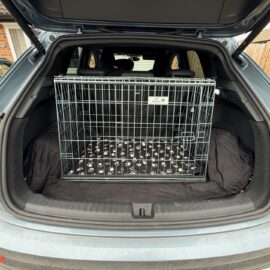 Pet World Car Dog Cage Travel Crate - Audi Q4 e-Tron Car Dog Crate Hatchback 36"